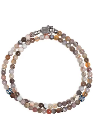 Tateossian Evil Eye agate bracelet
