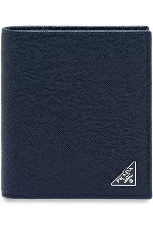 Prada Homem Carteiras - Logo plaque bi-fold wallet