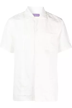 Ralph Lauren Homem Camisas de Linho - Camp-collar linen blend shirt