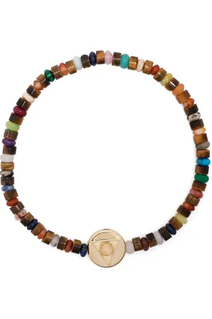 LUIS MORAIS 14kt yellow gold Light of the Majestic beaded bracelet