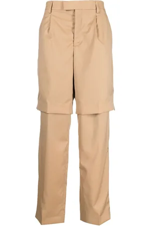 VTMNTS Layered straight-leg trousers