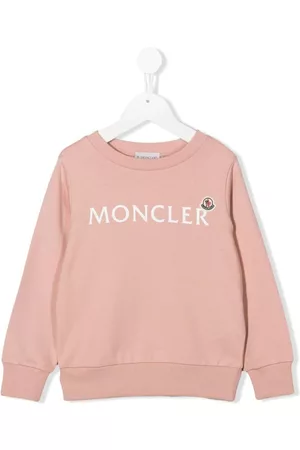 Moncler Menina Sweatshirts - Logo-print cotton sweatshirt