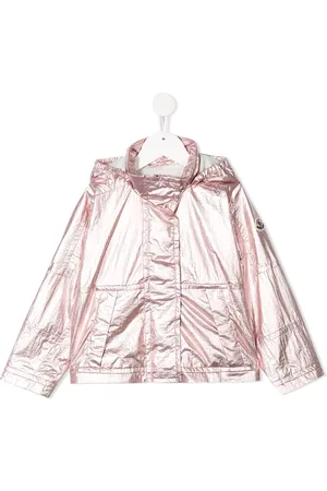 Moncler Menina Casacos - Metallic-effect jacket