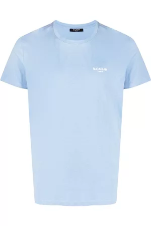 Balmain Homem T-shirts & Manga Curta - Logo-print short-sleeve T-shirt