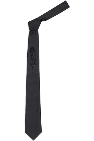 Alexander McQueen Homem Laços de Colarinho - Beaded silk tie