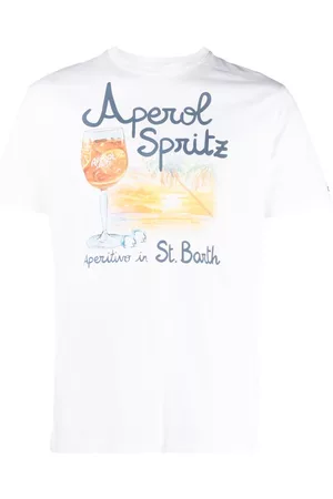 MC2 SAINT BARTH Homem T-shirts & Manga Curta - Motif-print short-sleeve T-shirt