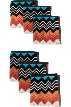 Missoni Zig-zag print 6 pack towel set