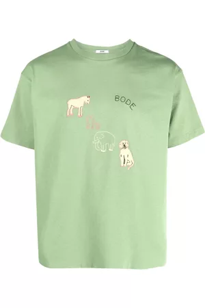 BODE Homem T-shirts & Manga Curta - Tiny Zoo short-sleeve T-shirt