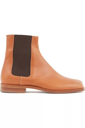 Maison Margiela Homem Calçado - Tabi toe leather boots