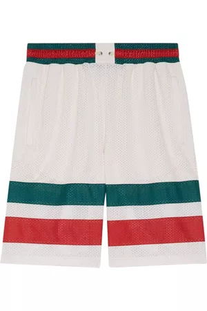 Gucci Homem Bermudas - Signature GG mesh bermuda shorts