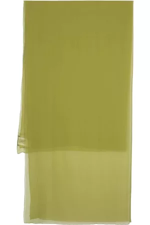 Alberta Ferretti Mulher Cachecol com gola - Transparent-design silk scarf