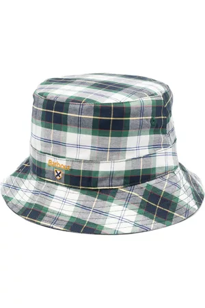 Barbour Homem Chapeu bucket - Tartan-print bucket hat