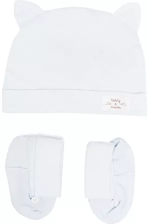 TEDDY & MINOU Sets - Logo -patch cotton hat set