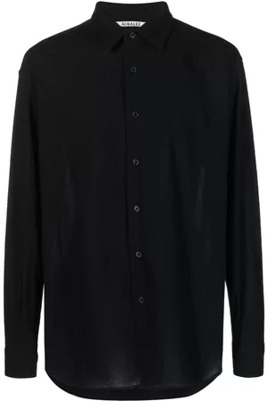 Auralee Homem Camisas de Manga comprida - Long-sleeved wool shirt