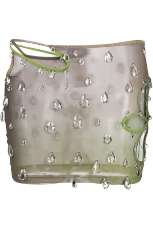 GCDS Sita Drops crystal-embellished miniskirt
