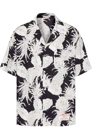 VALENTINO GARAVANI Homem Camisas de Manga curta - Pineapple-print short-sleeve shirt