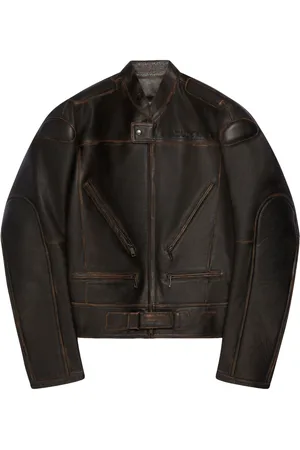Courrèges Racer Patina leather jacket