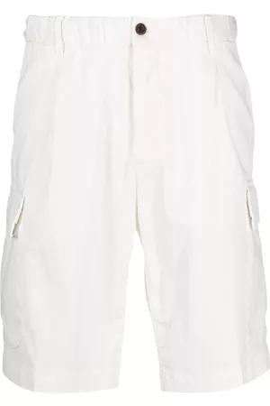 corneliani Homem Calções - Elasticated-waist cargo shorts