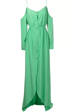 AMIR SLAMA Mulher Vestidos de Inverno - Cold-shoulder floor length dress