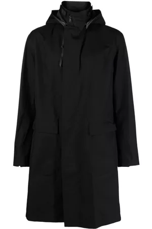 Acronym Homem Casacos com Capuz - Detachable-hood waterproof trench coat