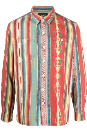 Ralph Lauren Homem Camisa Formal - Ikat-print cotton shirt
