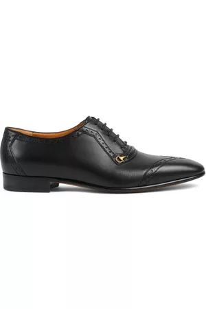 Gucci Homem Calçado - Horsebit-detail lace-up shoes