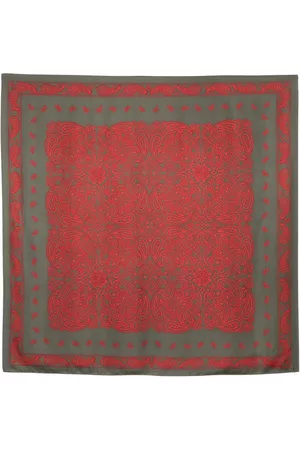 Claudie Pierlot Mulher Cachecol com gola - Paisley-print silk scarf