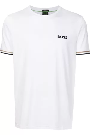 HUGO BOSS Homem T-shirts & Manga Curta - X Matteo Berrettini logo-print T-shirt