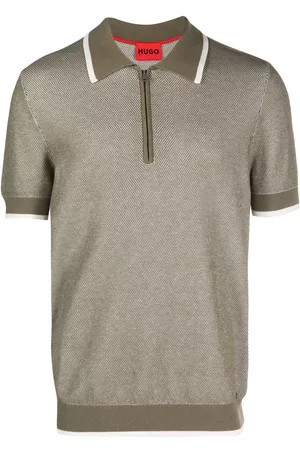 HUGO BOSS Homem Camisa Formal - Half-zip polo shirt
