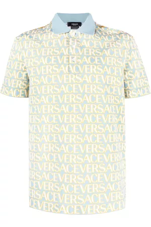 VERSACE Homem Camisas de Manga curta - Allover short-sleeve polo shirt