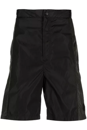 Moncler Homem Bermudas - Colour-block bermuda shorts
