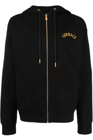 VERSACE Homem Camisolas com capuz - Seashell Baroque zip-up hoodie