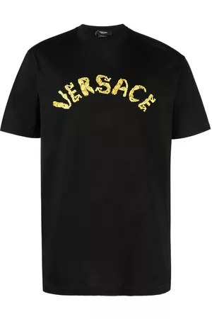 VERSACE Homem T-shirts & Manga Curta - Seashell Baroque-logo T-Shirt