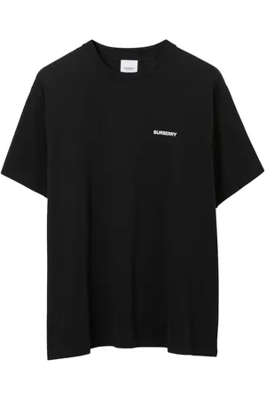 Burberry Homem T-shirts & Manga Curta - Logo-print round-neck T-shirt