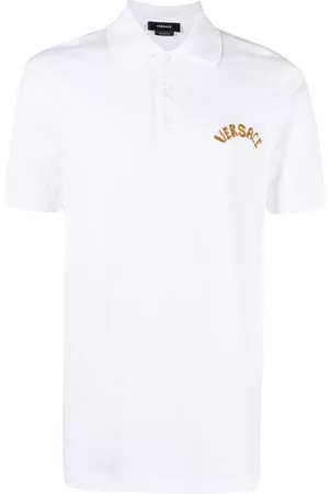 VERSACE Homem Camisa Formal - Seashell Baroque-logo polo shirt