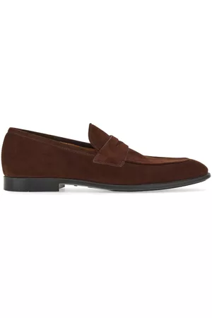 Salvatore Ferragamo Homem Oxford & Moccassins - Penny-slot leather loafers