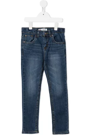 Levi's Menino Calças Justas - Slim-cut stonewashed jeans