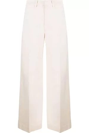 Frame Mulher Calças à Boca-de-sino - Le Tomboy wide-leg trousers