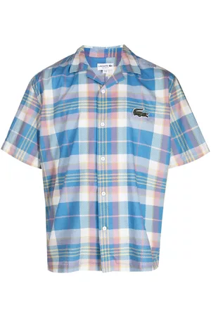 Lacoste Homem Camisa Formal - Logo-patch cotton shirt
