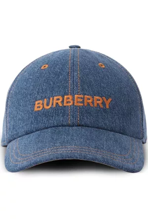 Burberry Homem Chapéus - Embroidered-logo denim cap