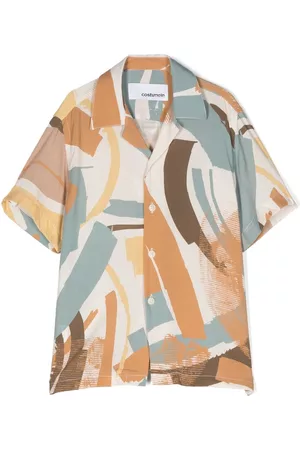 COSTUMEIN Menina Camisas de Manga curta - Abstract-print short-sleeve shirt