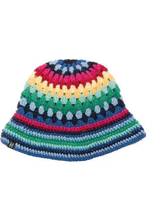 Nannacay Mulher Chapeu bucket - Sky crochet-knit bucket hat