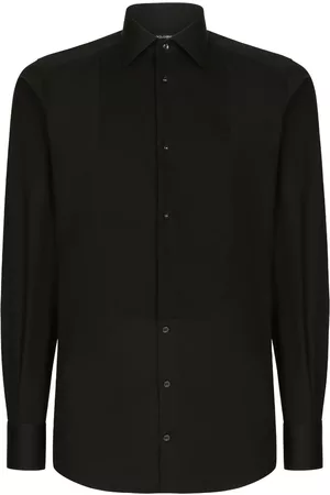 Dolce & Gabbana Homem Camisa Formal - Contrasting tuxedo shirt