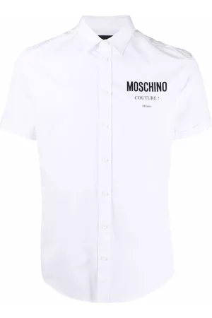 Moschino Homem Camisa Formal - Logo-print shirt