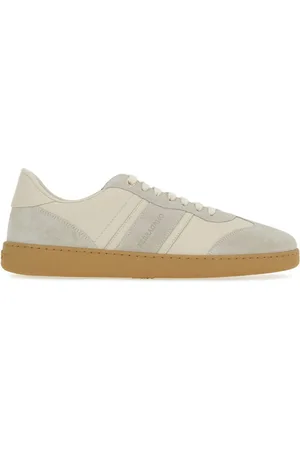 Salvatore Ferragamo Logo-debossed low-top sneakers