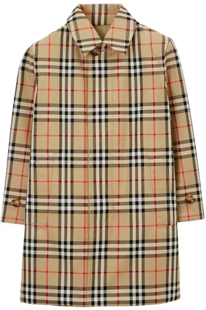 Burberry Checkered reversible single-breasted coat
