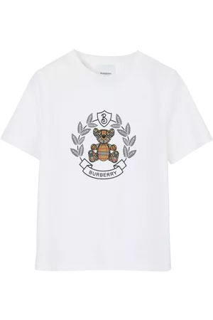 Burberry Menina T-shirts & Manga Curta - Thomas Bear print cotton T-shirt