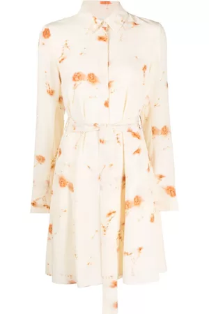 Jason Wu Mulher Vestidos Estampados - Abstract flower-print shirt dress