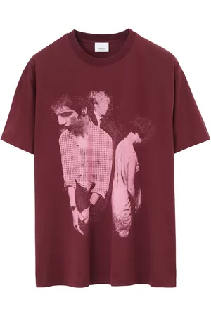 Burberry Homem T-shirts & Manga Curta - Photography-print cotton T-shirt