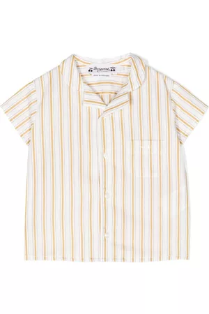 BONPOINT Menina Camisas - Striped cotton shirt
